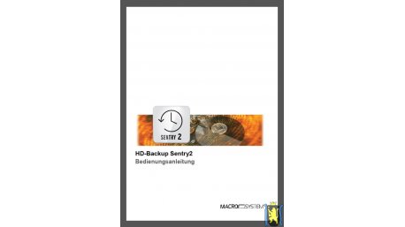 HD-Backup Sentry 2 Handbuchergänzung